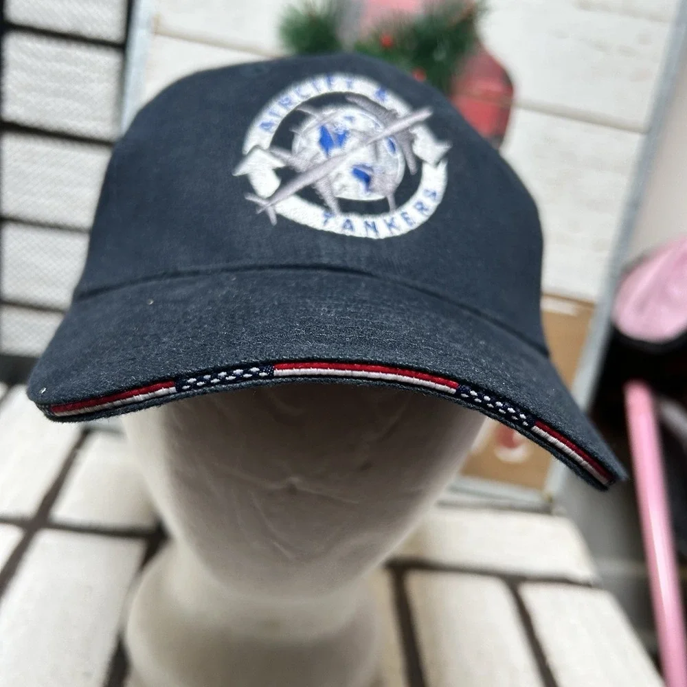 Boeing Aircraft Planes Hat Cap Adult Mens Strapback Patch Airlift Tankers